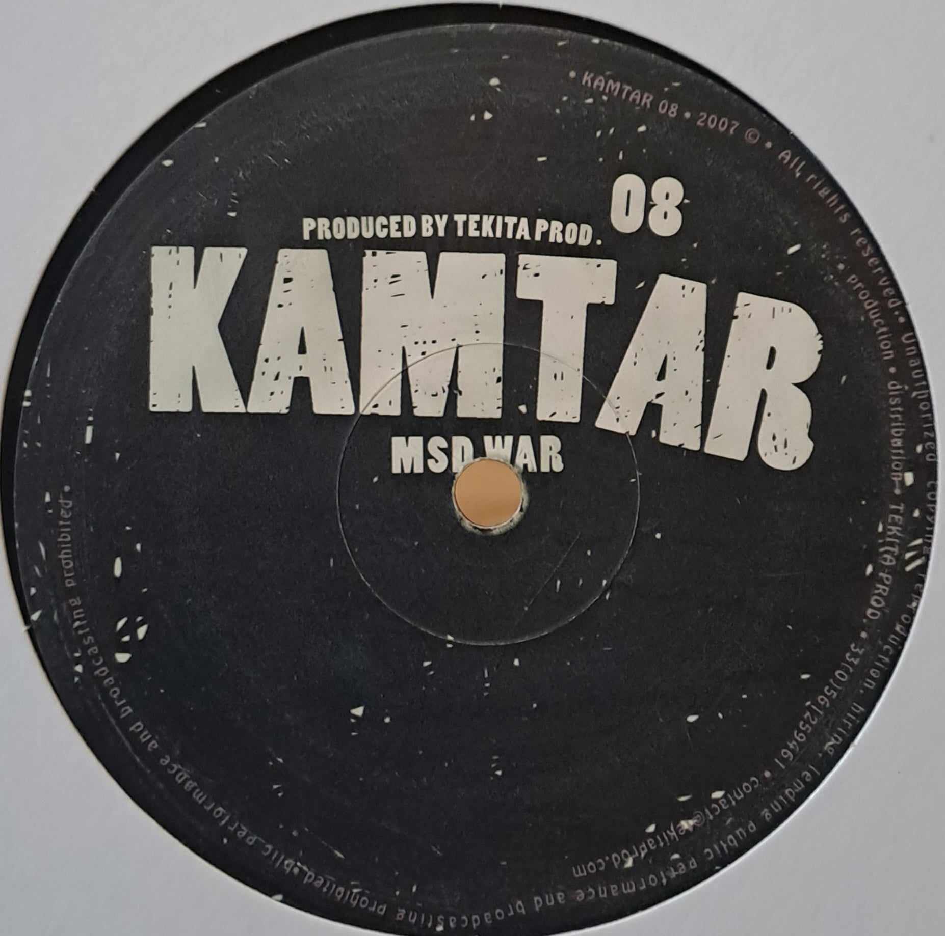 Kamtar 008 - vinyle freetekno